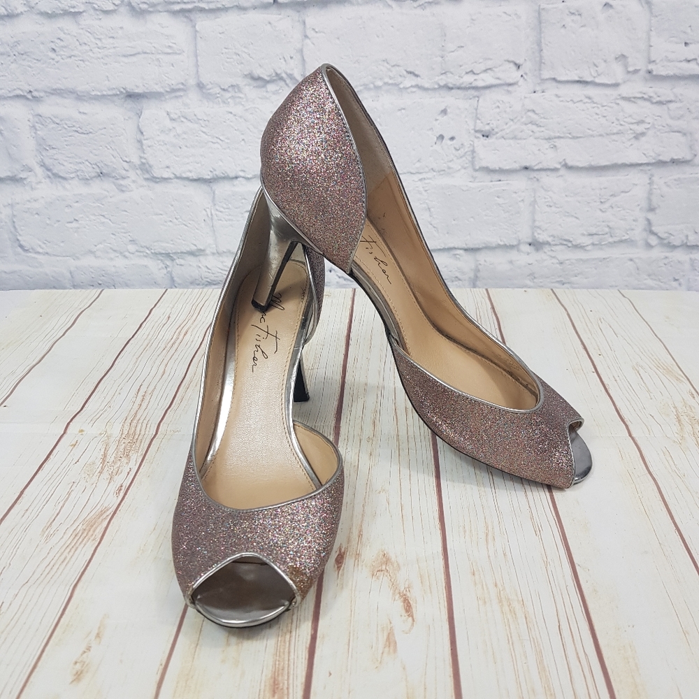 Marc Fisher "Joey Peep Toe D-orsay" Pump Heel Shoe